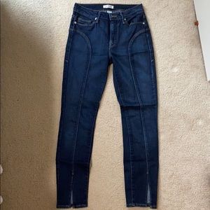 Good American dark wash jeans